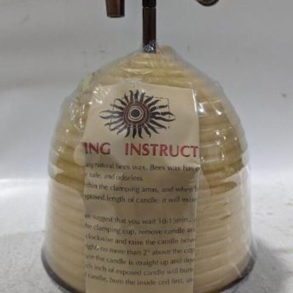 NWT Sundance 120/170 Hour Natural Beehive Candle - Picture 1 of 7